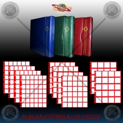 < ALBUM +LISTI (10 kom)+FOTROLA >